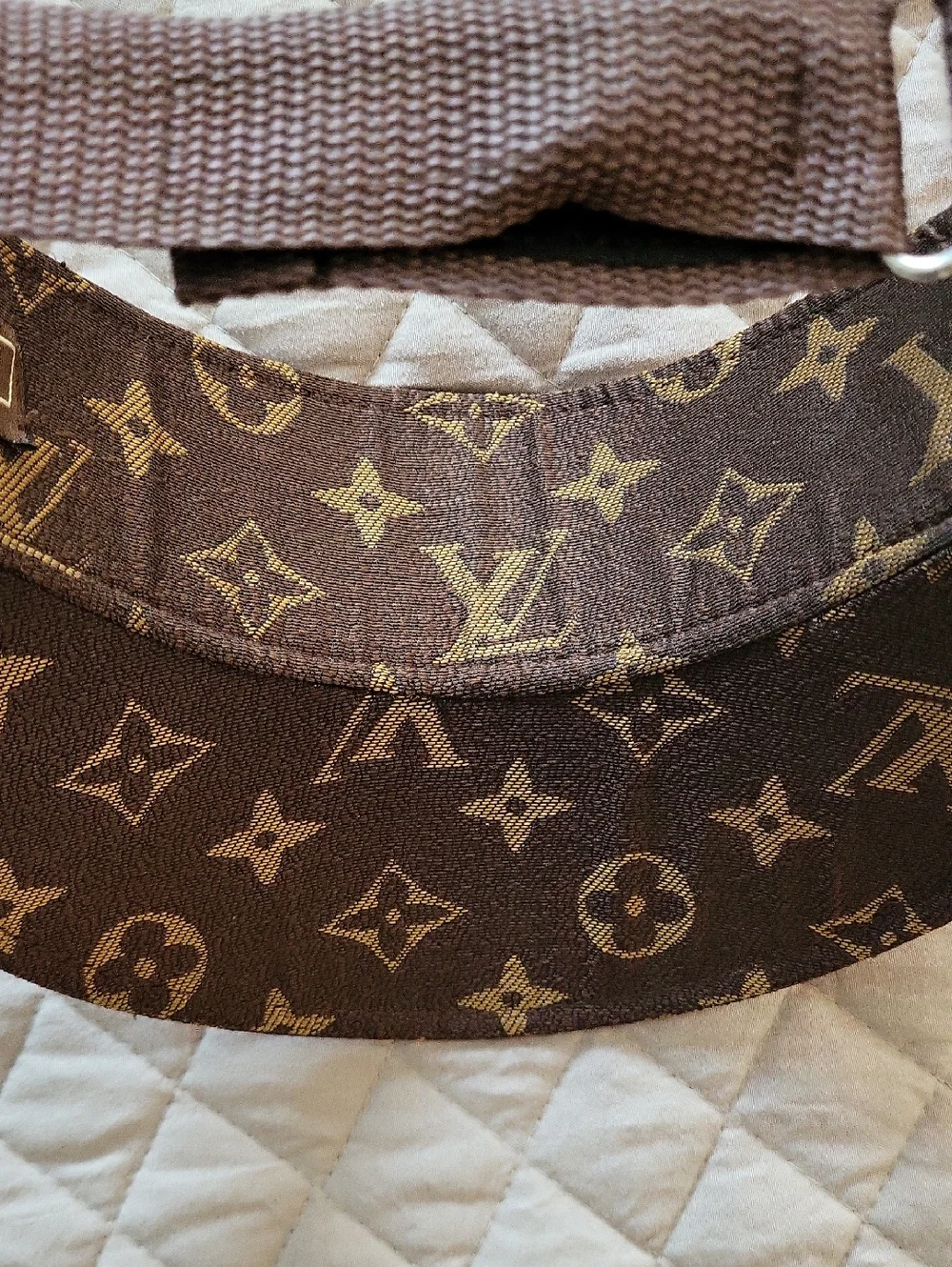 Louis Vuitton Monogram Canvas Visor in Brown Designer - Picture 5 of 10